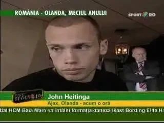 Heitinga: E placut sa joci impotriva Romaniei
