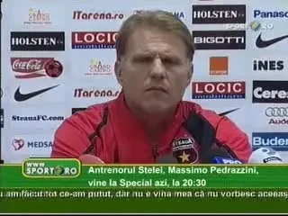 Pedrazzini: "Trebuie sa gandim toti ca Becali si sa vrem 6 puncte cu Sevilla"