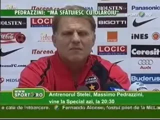 Pedrazzini: "Steaua va deveni mai puternica dupa ce o sa revina jucatorii accidentati"