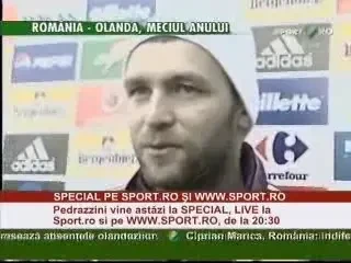 Lobont: "Meciul cu Olanda e cel mai greu examen al nostru"