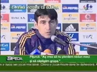 Piturca: Daca eram norocosi, acum eram deja calificati