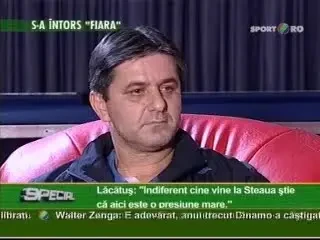 Lacatus: Cand am fost presedinte la Steaua, taiam frunza la caini