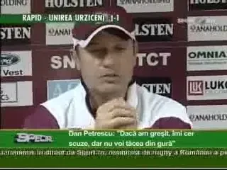 Rednic: Trebuie sa fim multumiti cu un punct!