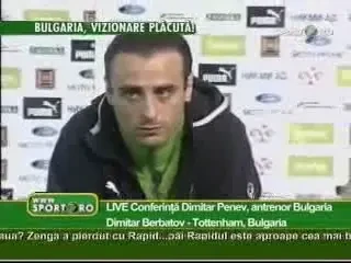 Berbatov: "Vrem sa batem Romania fara incidente. Mi se pare terifiant ce scriu ziarele!"