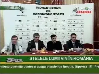 Gica Popescu: "Seara campionilor cu Figo va fi cea mai tare de pana acum!"