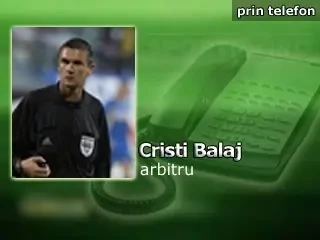 Balaj: Nu a fost penalty la Fabbiani. Jucatorul m-a pacalit