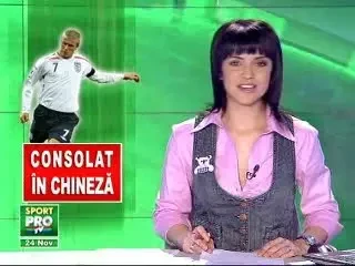 Inainte de a veni in Romania pentru meciul stelelor, Beckham a dat-o pe chineza