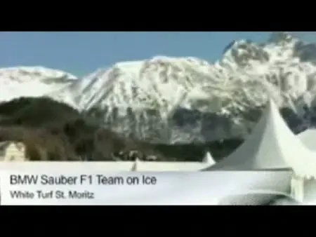 Forta bruta marca BMW: Vezi cum se descurca bolidul F1 pe gheata!