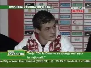 Torje: Nu am scandat niciodata impotriva lui Dinamo