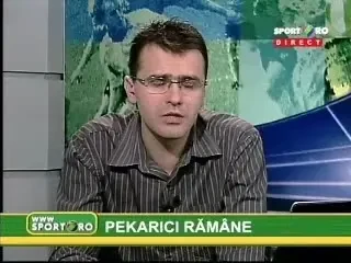 TURCU: PEKARICI ESTE JUCATORUL NOSTRU, CHIAR DACA S-A ACCIDENTAT