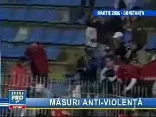 Masuri anti-violente pe stadioane! Patronii raspund de incidentele din tribune!