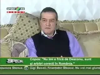 Becali: Recunosc ca am gresit in scandalul cu Hagi!