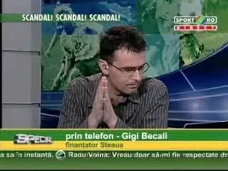 BECALI E IRONIC: SUNT BUCUROS CA AM CASTIGAT TREI PUNCTE