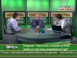 Dragomir: Echipa lui Sandu ma vrea afara din Liga, dar nu sunt in razboi cu Mircea Sandu