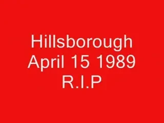 Zi19 ani de la "Dezastrul de la Hillsborough"