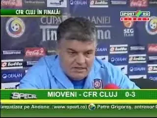 Andone: Ma bucur ca am ajuns in finala. Sper sa luam si trofeul