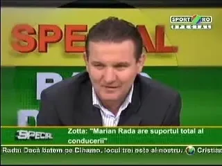 Zotta: "Bozovici este un tip extraordinar, dar nu a inteles ca urmeaza un meci al orgoliilor cu Dinamo"