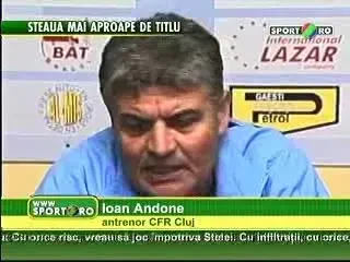 ANDONE: "SA FIM REALISTI, STEAUA E CAMPIOANA!"