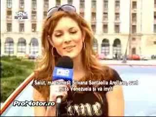 Miss Venezuela despre masini...! Vezi imagini exclusive!