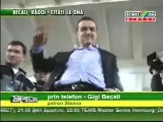 Becali se lupta cu DNA: "Merg la DNA dupa trei, patru citatii. Ce fac ei e terorism!"