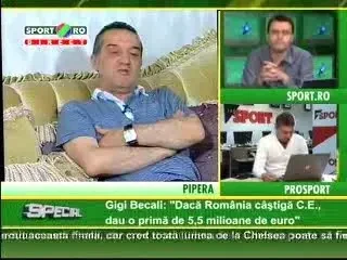 Becali: Am vorbit cu Sandu si Piturca si mi-au spus ca banii pentru nationala sunt bineveniti. Mi-au multumit