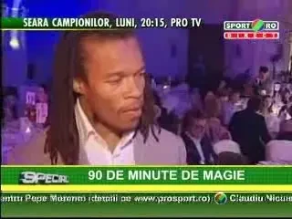 Edgar Davids e la Seara Campionilor: Daca ar fi jucat Ogararu, as fi urmarit Romania la Euro