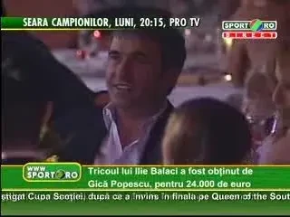 Hagi l-a cumparat pe Mircea Lucescu! A dat 30.000 de euro pe tricoul lui de la Seara Campionilor