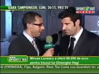 Figo: Am venit la Seara Campionilor sa fac spectacol