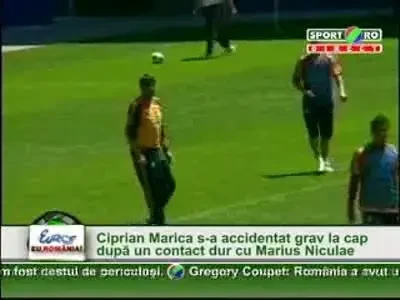 Exclusiv imagini! Soc la nationala! Marica, accidentat grav la cap!