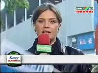 Reporterul Sport.ro, Ioana Cosma, a facut senzatie in randul fanilor olandezi!