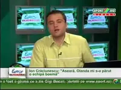 Stoica: Cu Radoi in teren nu pierdeam cu Olanda!