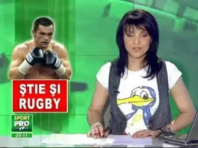 Video: Doroftei a "lovit" pentru rugbysti la IRB Nation Cup