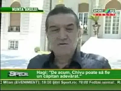 Becali: Am dat 5000 de euro la nunta lui Chivu!