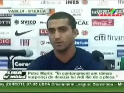 Petre Marin: Este o greseala sa ne gandim acum la Liga Campionilor