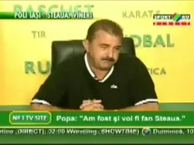 Popa: Pentru Steaua ar fi o pierdere ratarea Ligii Campionilor!