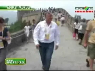 Mircea Sandu la Marele Zid Chinezesc: E o minune