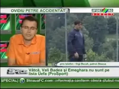 Becali: "Ovidiu Petre joaca cu Galata!"