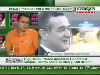 Becali: "Hagi nu are de ce sa ma ierte pentru ca nu i-am gresit cu nimic!"