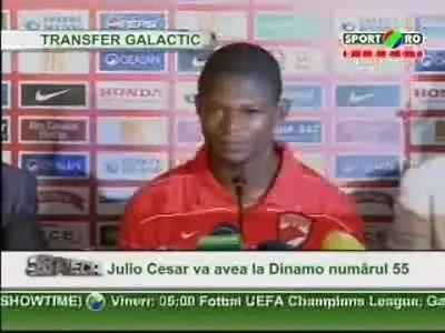 Cesar va purta tricoul cu numarul 55 la Dinamo!