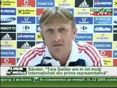 Sandoi: Radu Stefan e unul din cei mai buni jucatori ai Nationalei de tineret