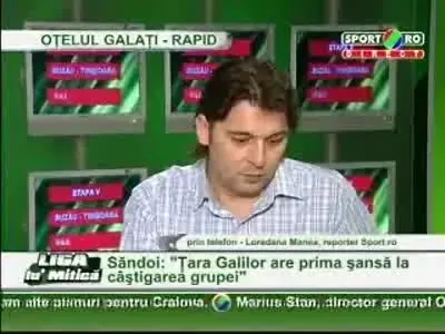 Rednic, dat afara de pe stadionul din Galati!