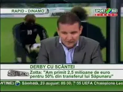 Zotta: "Rednic incearca sa provoace un scandal"