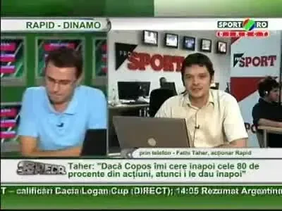 Taher: "Mi-e teama de altele la meciul cu Dinamo, nu de jocul pe teren"