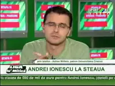 Ionescu nu are caracter