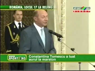 Asculta mesajul lui Basescu catre sportivii romani!