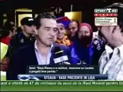 Becali: Urez succes CFR-ului, dar sa faca un punct mai putin!