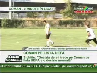 Sichitiu: "Cu Rapid se face farmacie. Peseiro este vanat"