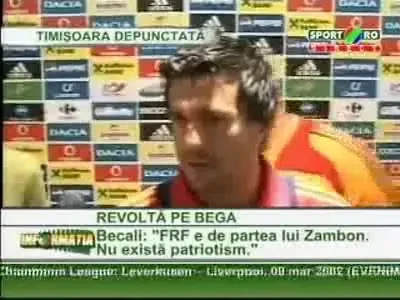 "Zambon e un nimeni.Daca eram in Timisoara ieseam si eu in strada"