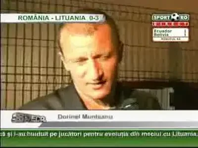 Dorinel Munteanu: N-am avut agresivitate, un meci foarte slab