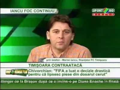 Iancu: Companiile in care eu sunt actionar nu mai finanteaza echipa!